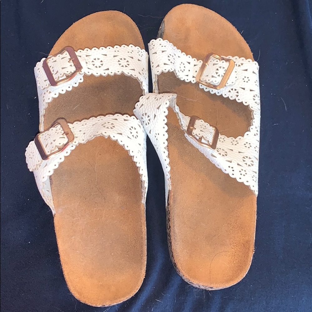 Maurcices Birkenstock type sandals
